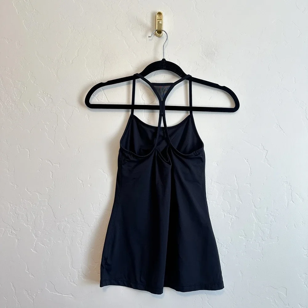 Split59 | Racerback Y Athletic Workout Tank Top‎ in Black